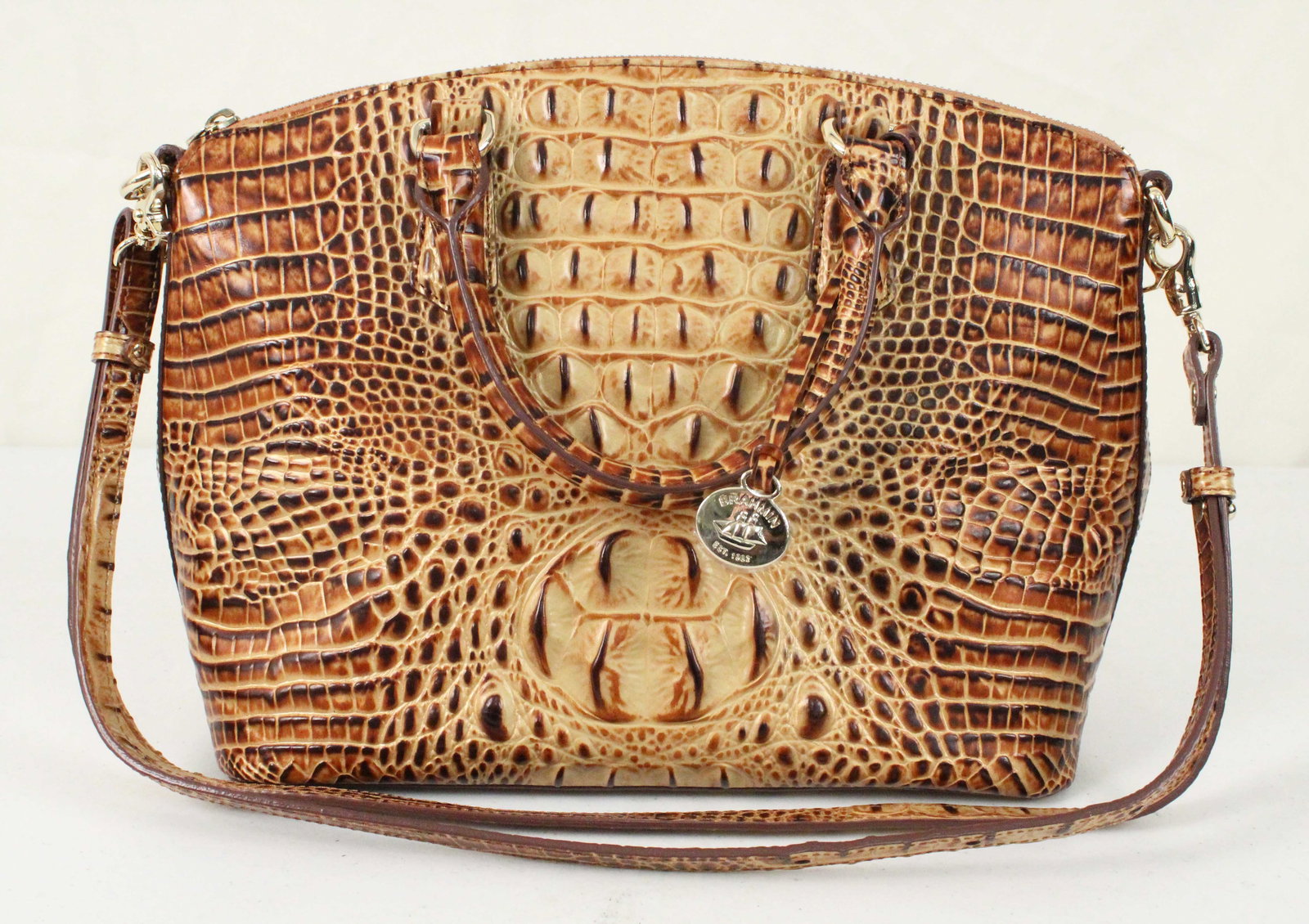 Brahmin Women's Honey Brown Melbourne Leather Bag (1 of 5)