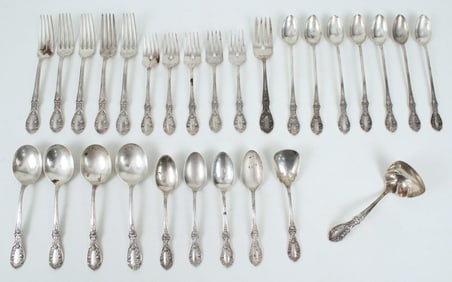 (28) Pcs. American Beauty Sterling by Manchester