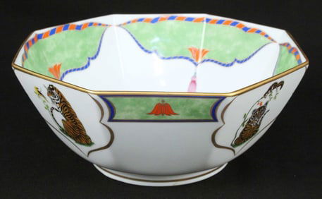 Lynn Chase Tiger Raj 10 3/8" Octagonal Bowl