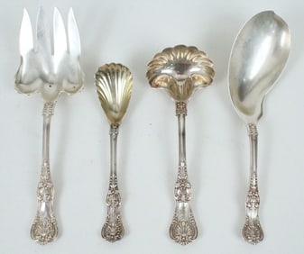 Tiffany & Co. English King Sterling 4 Pcs.