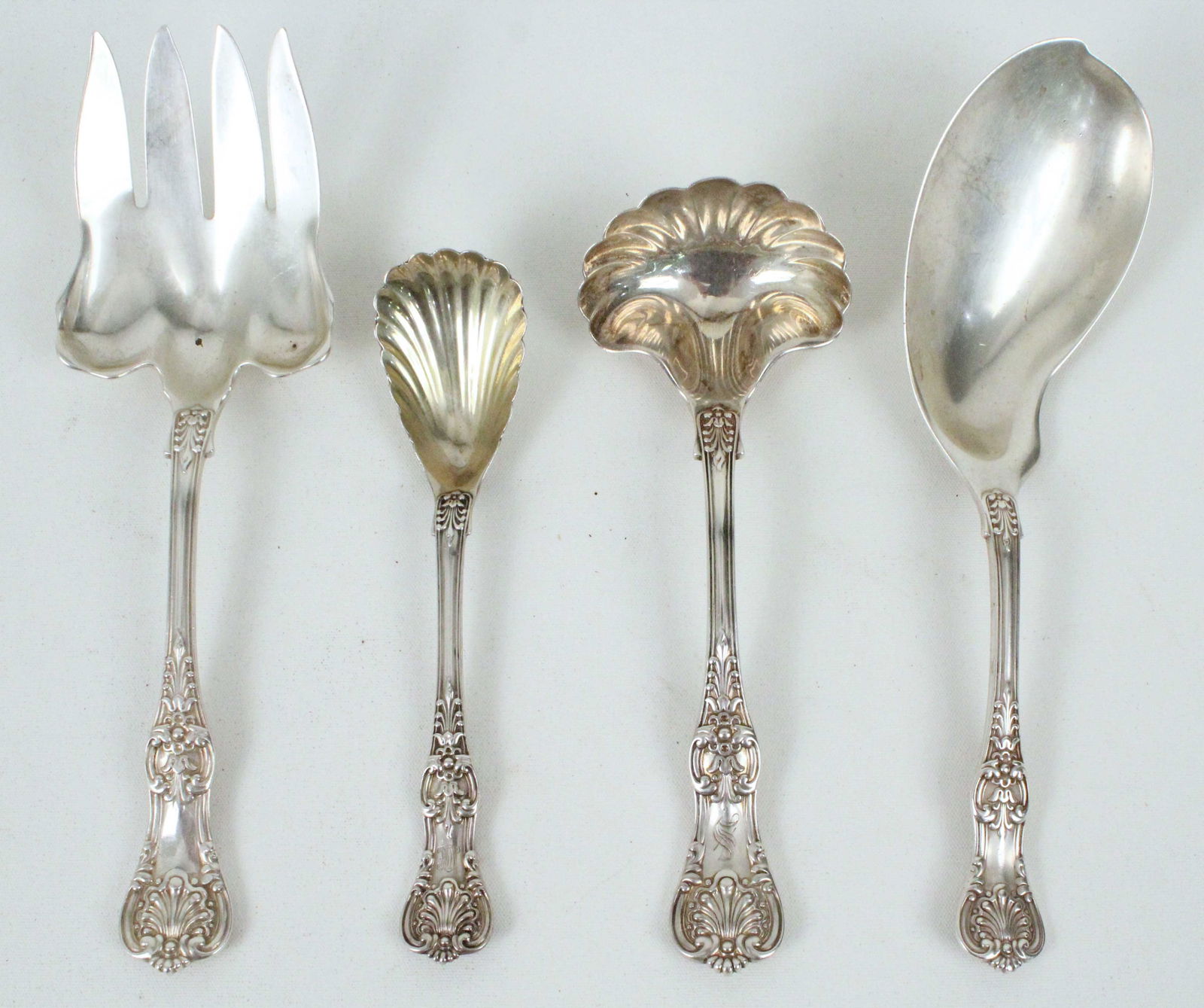 Tiffany & Co. English King Sterling 4 Pcs. (1 of 3)