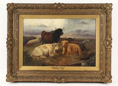 Robert Watson (UK, 1856-1920) Highland Cattle