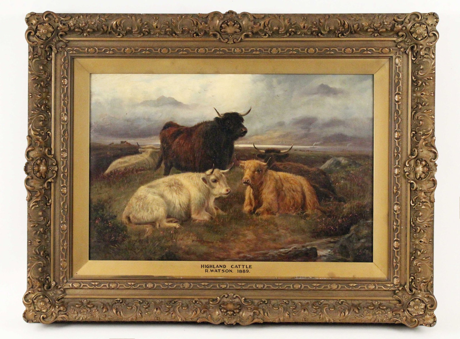 Robert Watson (UK, 1856-1920) Highland Cattle (1 of 7)