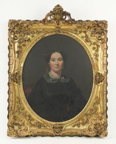 Shepard Mount (1804-1868) Portrait of a Lady O/C