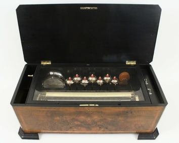 J. H. Heller Inlay Orchestra Cylinder Music Box