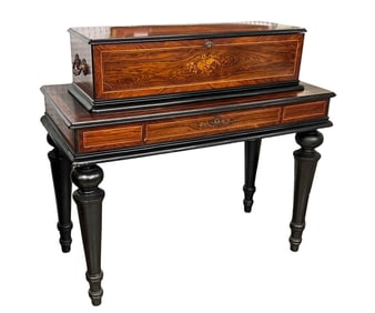 Swiss Sublime Harmonie Cylinder Music Box, 19th C.