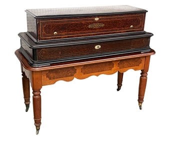 Swiss Sublime Harmonie Cylinder Music Box, 19th C.