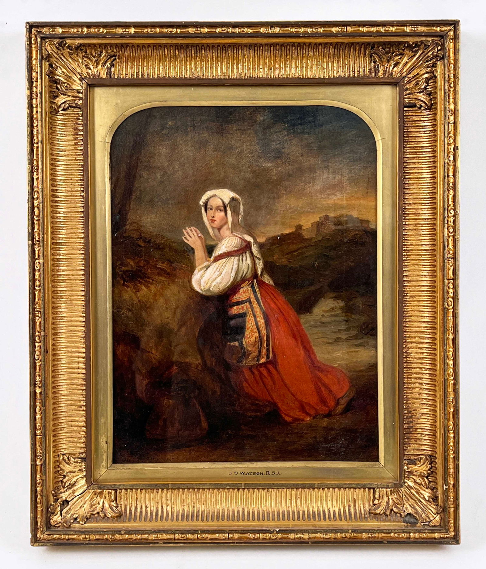 John D. Watson R.S.A. (1832-1892) "The Prayer" (1 of 9)