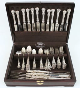 Whiting Co. King Edward 1901 Sterling 114 Pcs.