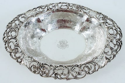 J. E. Caldwell Sterling Rococo Serving Bowl