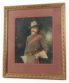 19th C. Robert B. Snowden Print On Canvas