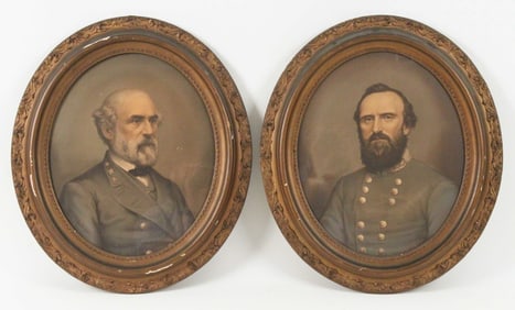 1866 Robert E. Lee & Stonewall Jackson O/C Prints