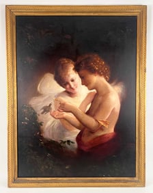 Unknown Artist Cupid and Psyche O/C Mid 20th C.