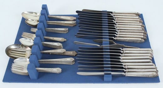Gorham Cinderella & Lunt Mary II Sterling 64 Pcs.