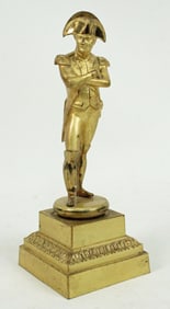 Gilded Bronze Sculpture of Napoleon, 19th Century