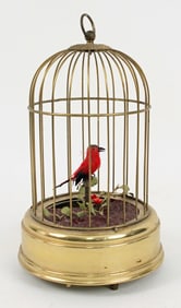 Brass Bird Cage Automaton