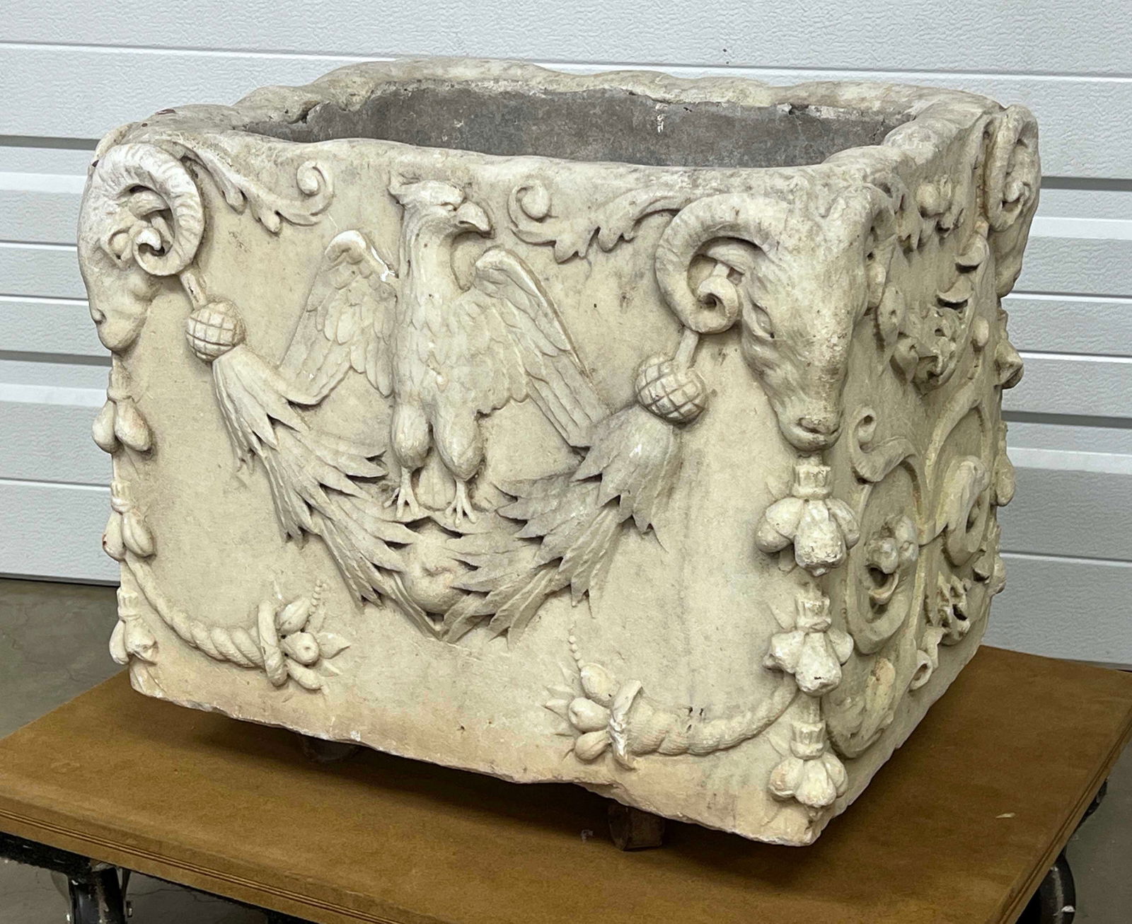 Attr Antonio Federighi (1420-1483) Marble Cistern (1 of 9)