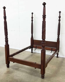 Federal Mahogany Poster Bed Circa 1830