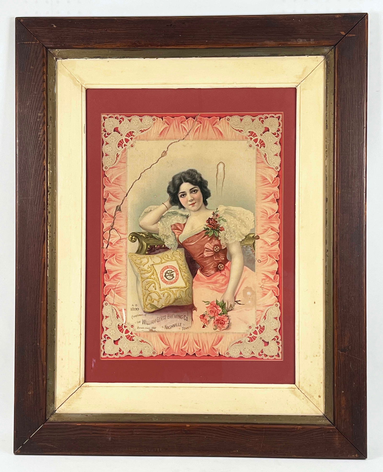 Gerst Brewing Co. Nashville, Tenn Sign, 1899 (1 of 5)