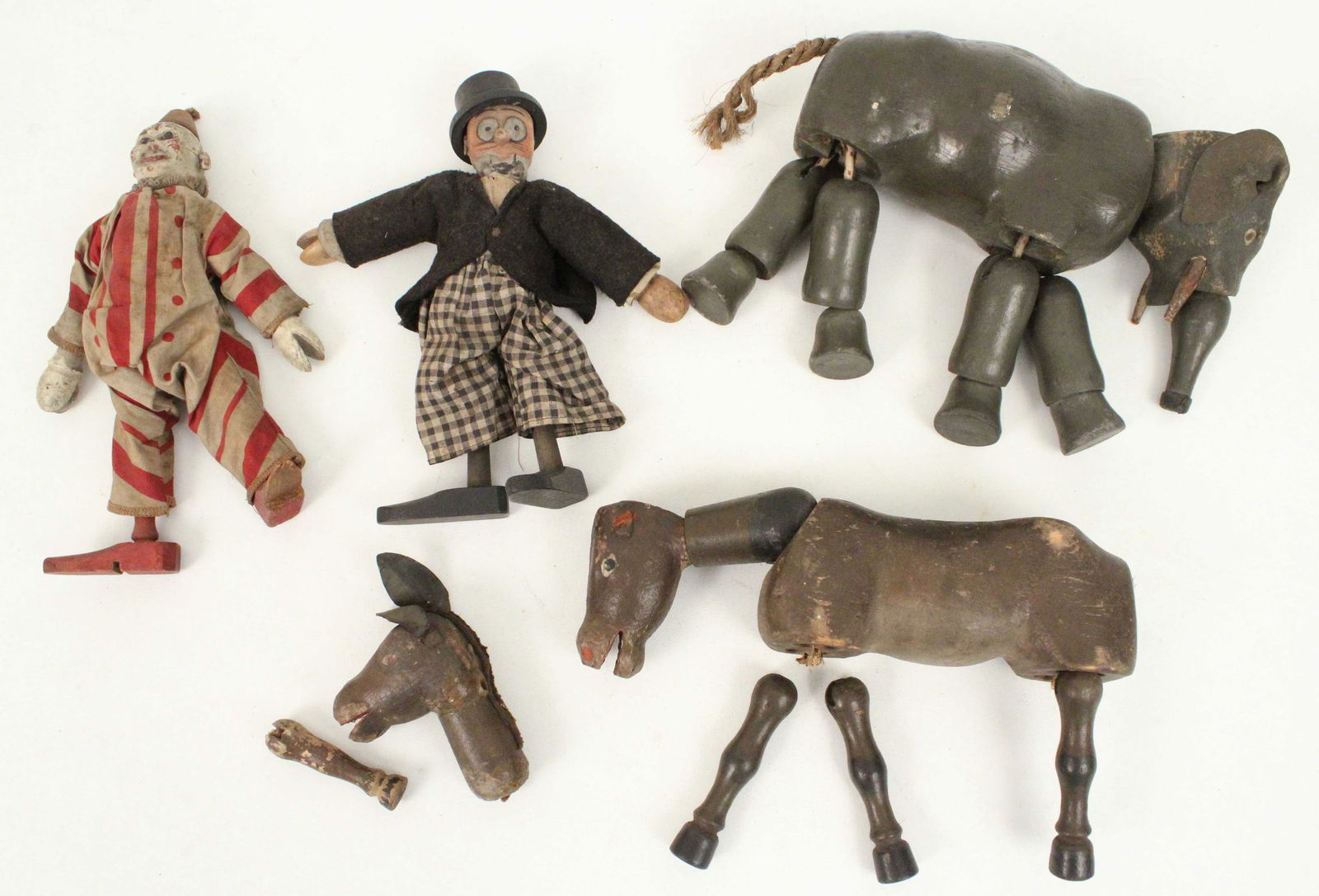 Schoenhut Evil Clown & Barney Google (1 of 8)