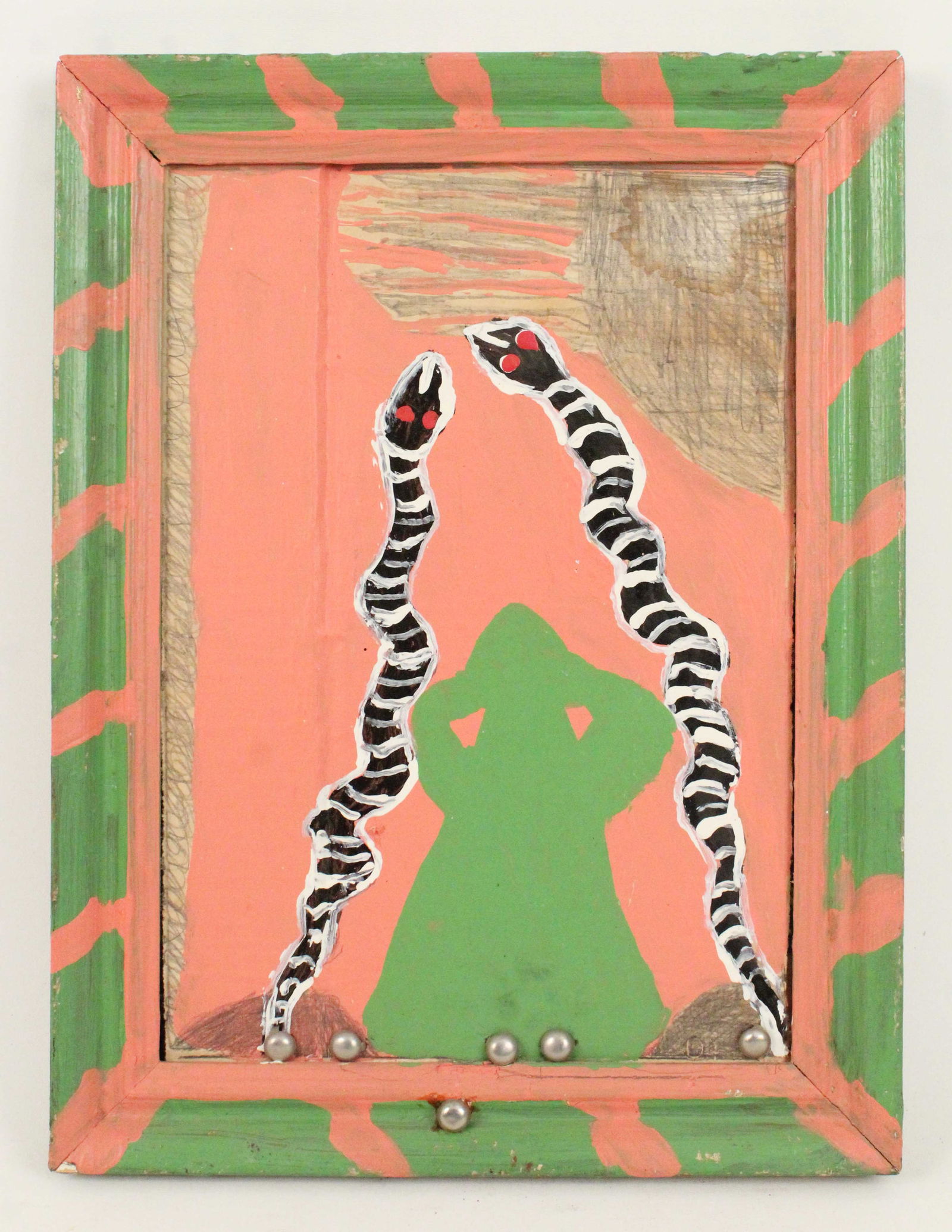 Willie Massey (1906-1990) "Adam & Eve" (1 of 6)