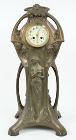 Edmund Sauve Moreau (1881-1914) Art Nouveau Clock