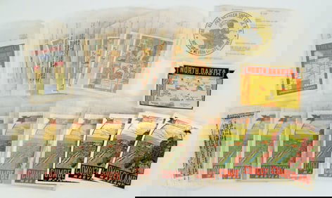 (20) City and State Window Decal Stickers