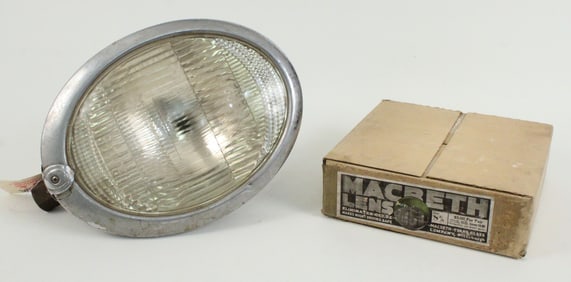 Circa 1930 Headlight and Lenses