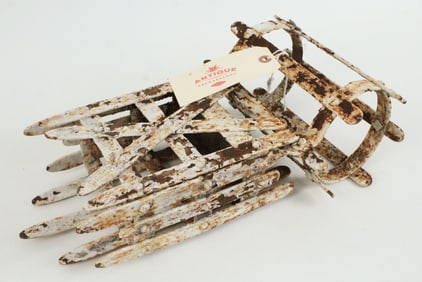 Unusual Vintage Wrought Iron Mailbox