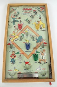 1940's 5-Game Electric Poosh-M-Up Baseball Pinball