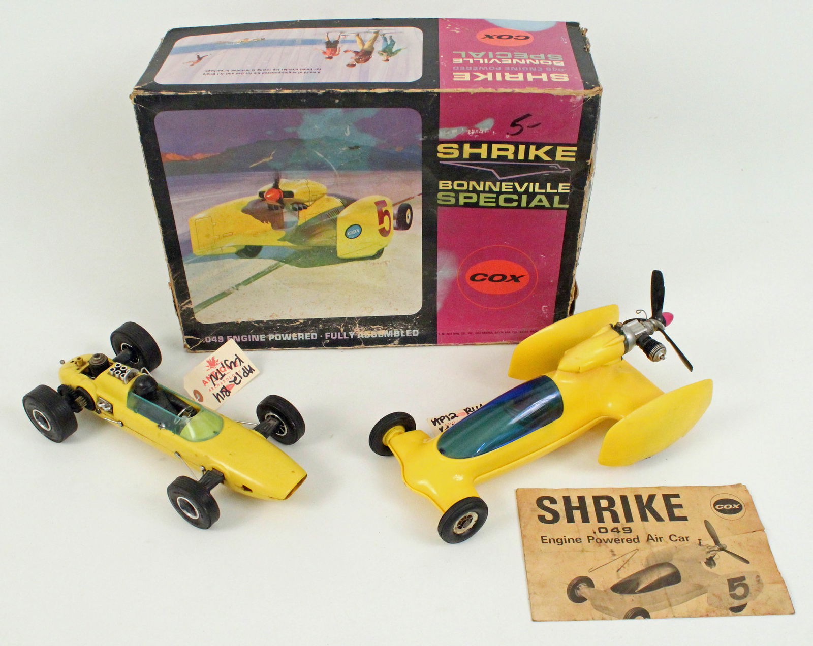 Vintage Cox Baja Bug Gas Powered Car Minus Engine