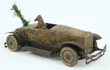 C. 1928 Tippco Santa Clause Driving Automobile
