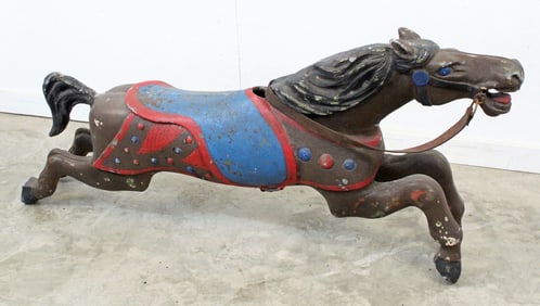 Cast Aluminum Carousel Horse