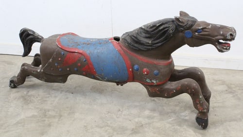 Cast Aluminum Carousel Horse