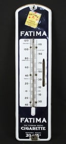 Fatima Turkish Cigarettes Porcelain Thermometer