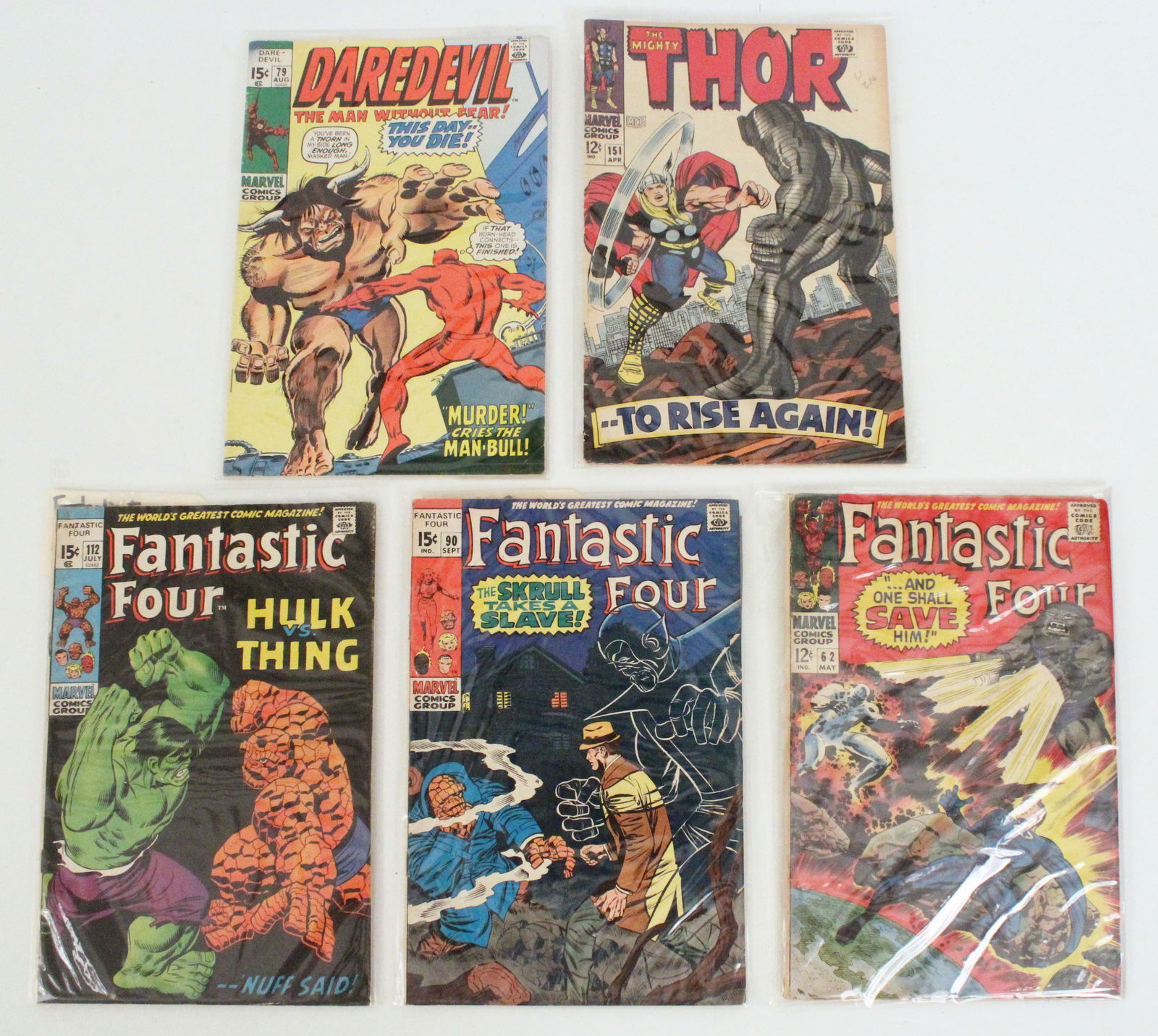 (5) Marvel Comic Books, Fantastic Four, Etc. (1 of 6)