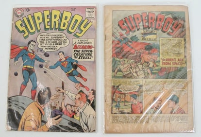 (2) DC Superboy Comics, Bizarro 1st Appearance