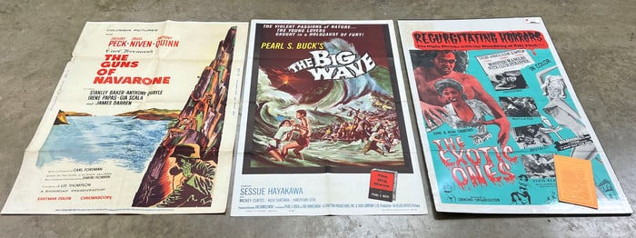 (3) 1960's Movie Posters, "The Exotic Ones"