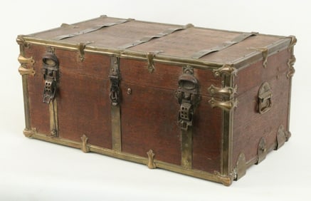 U.S. Army Oak & Brass Sterilizer Chest, Circa 1890