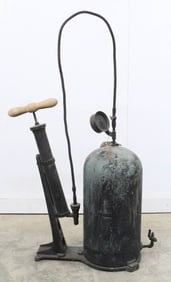 Early Brass Hoskins Tire Pump