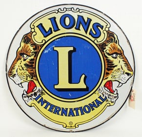 Lions Club International Double Sided Sign