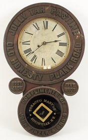 Baird Jolly Tar Tobacco Advertising Clock