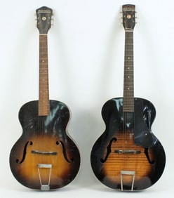 Two Harmony Monterey Guitars 1950's-1960's