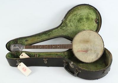1940's Kay Orpheum Leader Banjo w/ Case