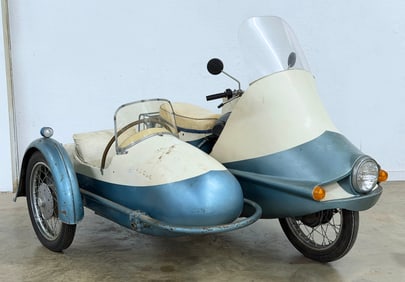 1952 Triumph 650 Twin Motorcycle w/ Sidecar