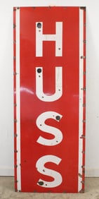 Huss Oil Porcelain Neon Skin Sign