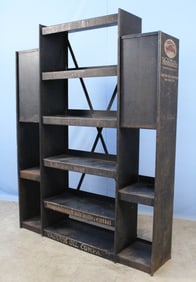 Gargoyle Mobiloils Display Storage Rack, 1930's