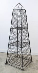 Wire Pyramid Produce/Sponge Display Stand
