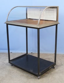 Curved Glass Store Display Case Circa 1890