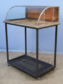 Curved Glass Store Display Case C. 1890
